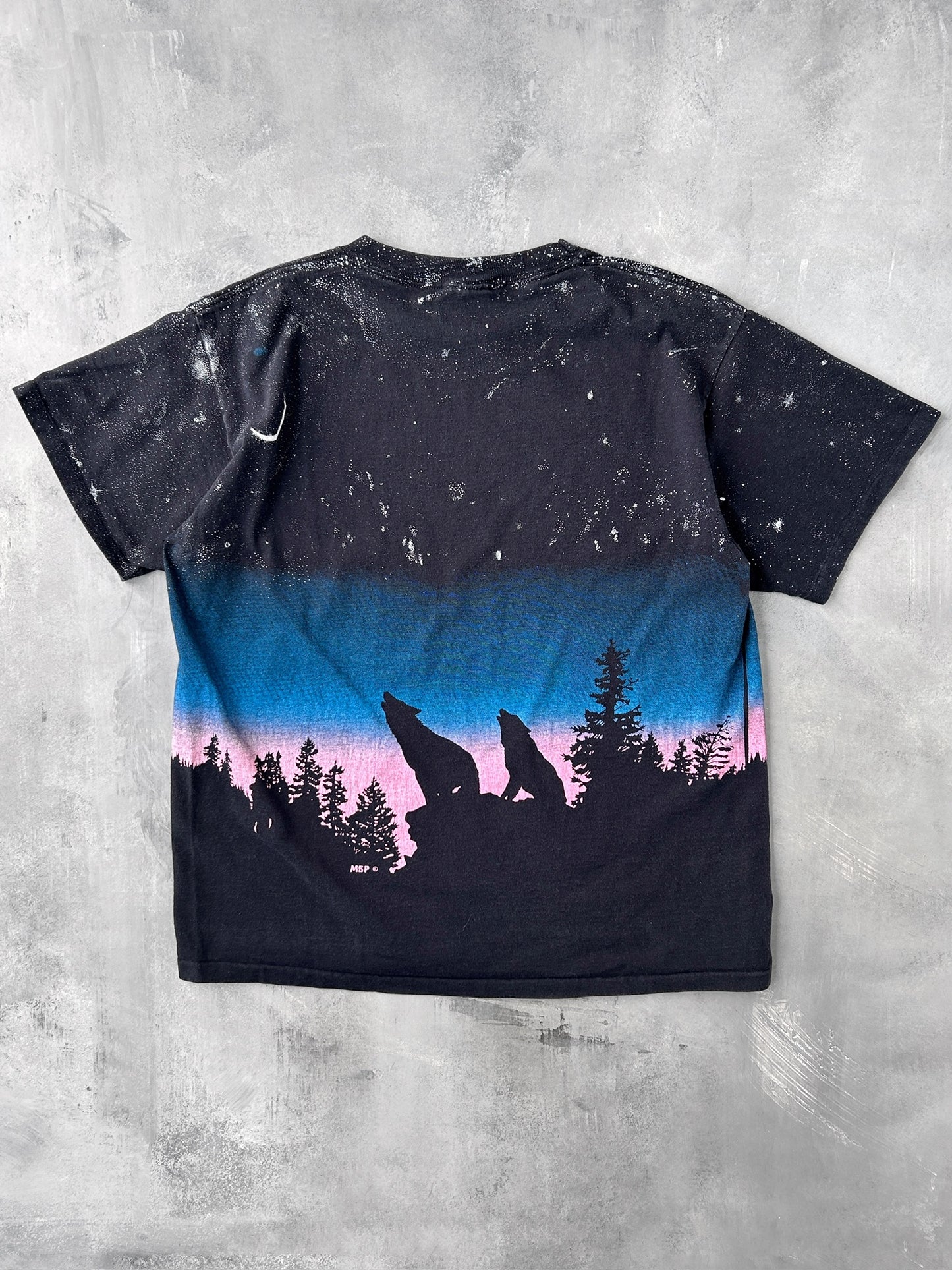 Wolf Scene T-Shirt 90's - XL