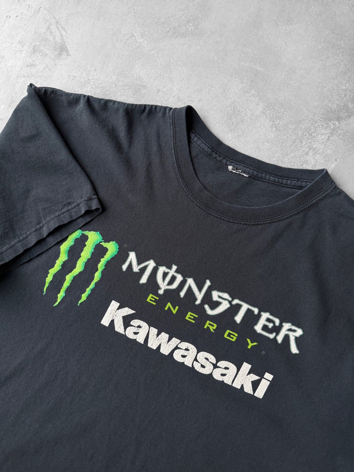 Monster Energy x Kawasaki T-Shirt Y2K - XL
