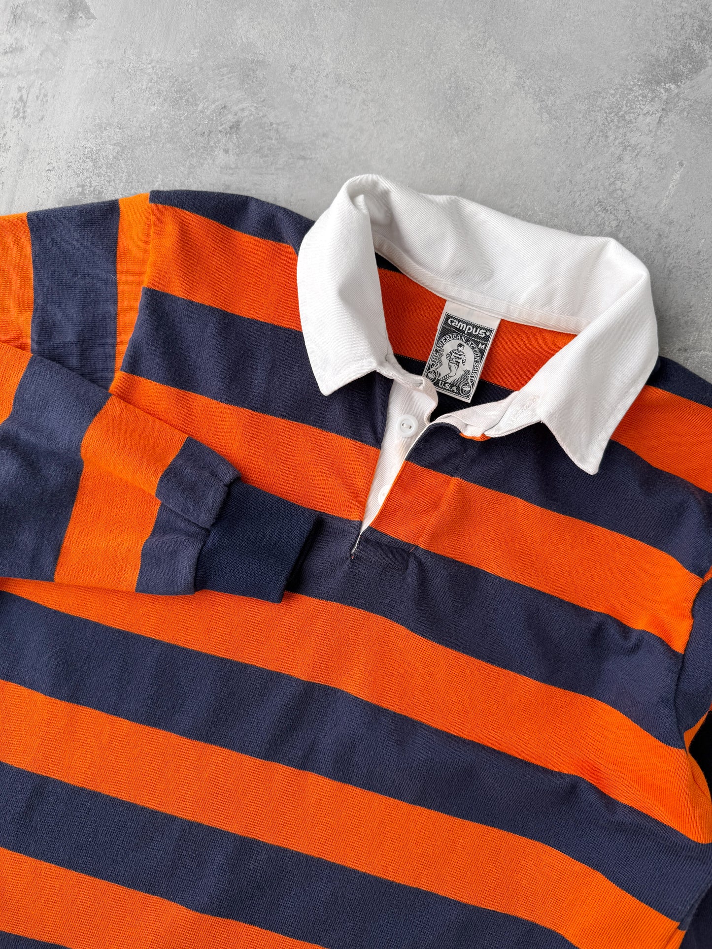 Striped Rugby Shirt 90's - Small / Medium