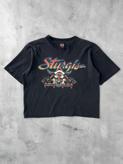 Sturgis Rally Cropped T-Shirt '94 - Large / XL