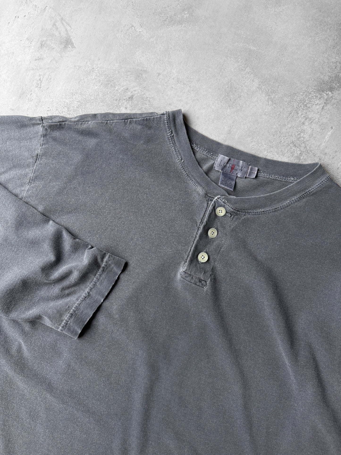 J. Crew Henley Shirt Y2K - Large