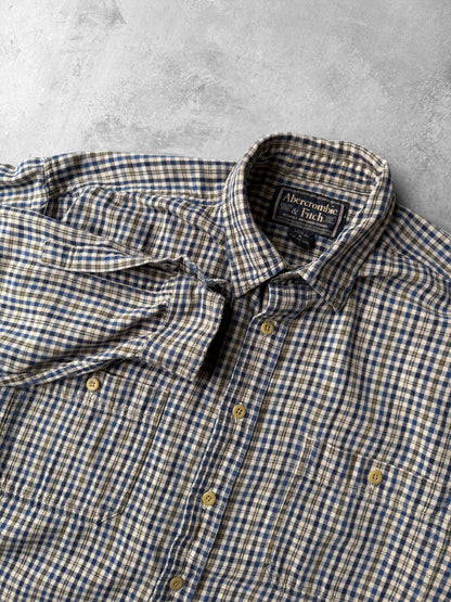 A&F Plaid Flannel Shirt Y2K - Medium
