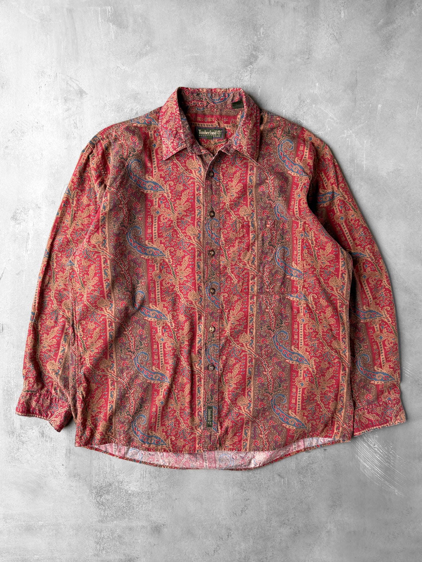 Timberland Printed Flannel Shirt '95 - Large