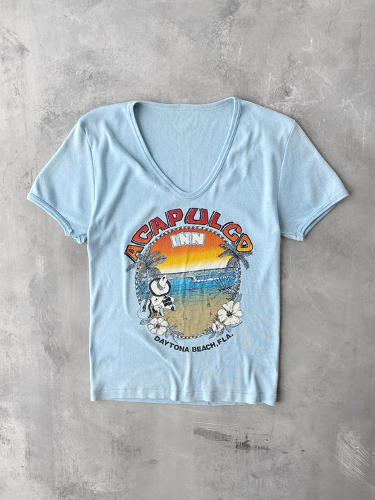 Acapulco Inn Daytona T-Shirt 80's - Medium