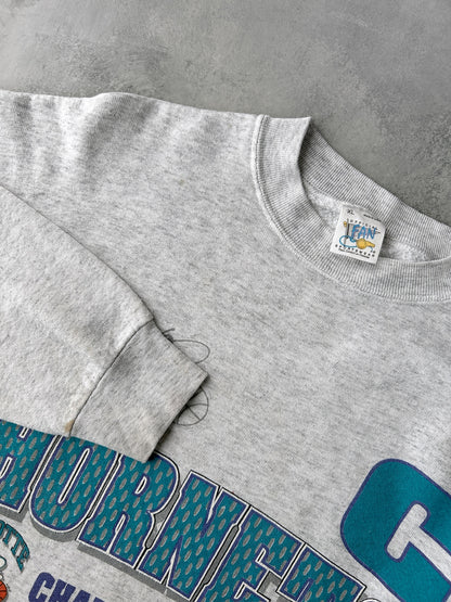 Charlotte Hornets Sweatshirt 90's - Large