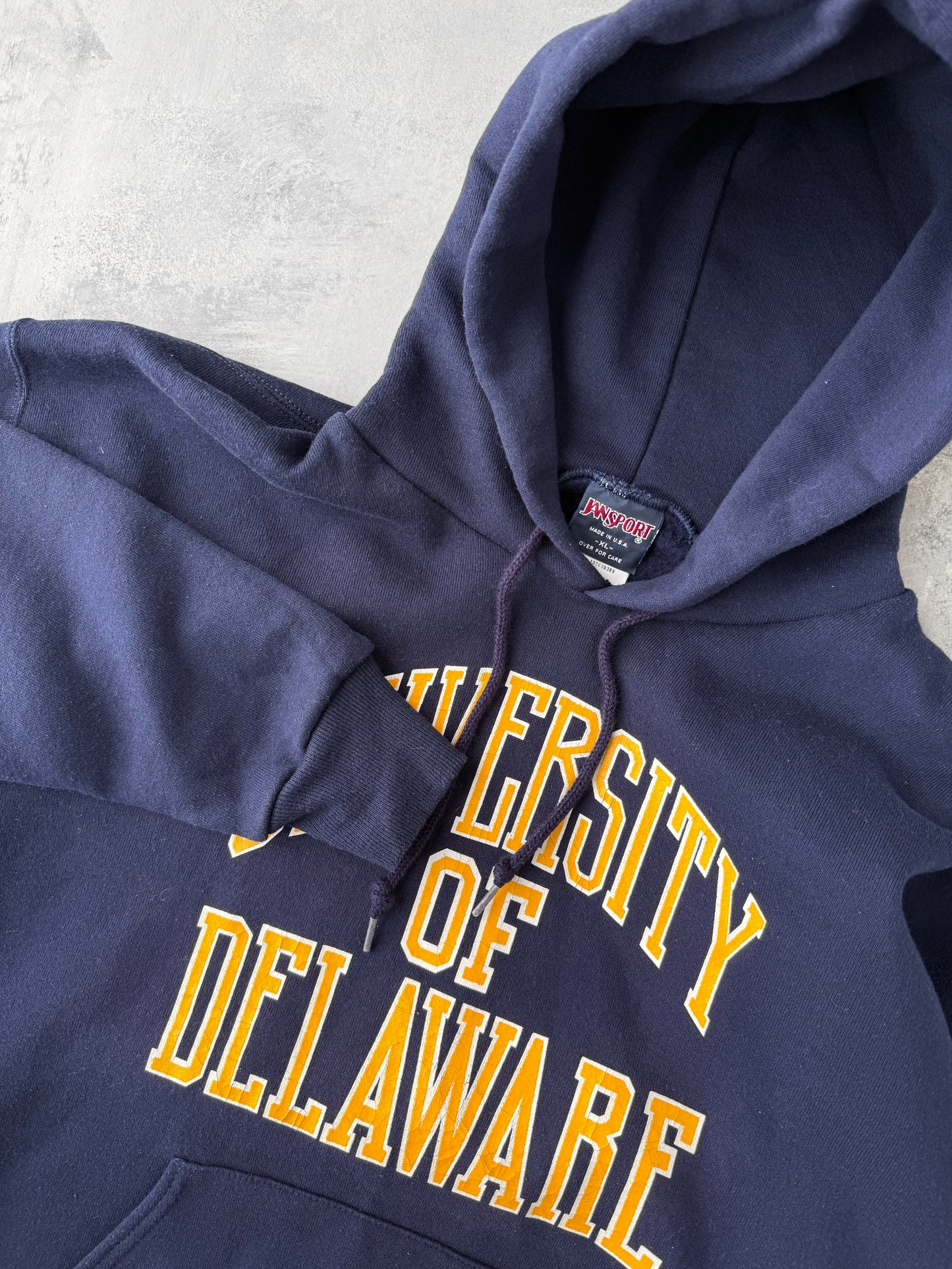University of Delaware Hoodie 90's - Large