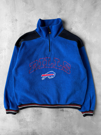 Buffalo Bills Quarter Zip Fleece Jacket '95 - XL