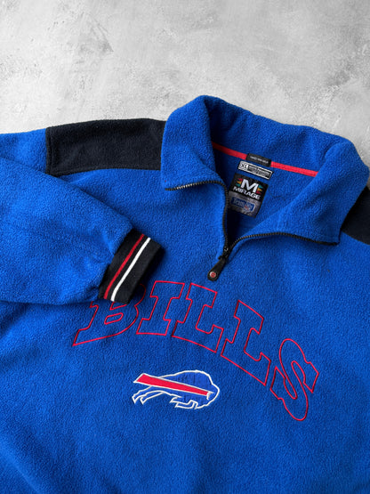 Buffalo Bills Quarter Zip Fleece Jacket '95 - XL