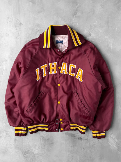 Ithaca High School Bomber Jacket 90's - Large