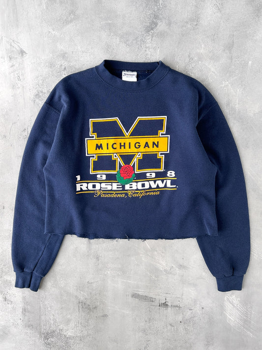 University of Michigan Cropped Sweatshirt '98 - Medium