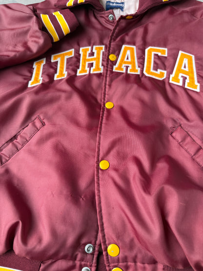 Ithaca High School Bomber Jacket 90's - Large