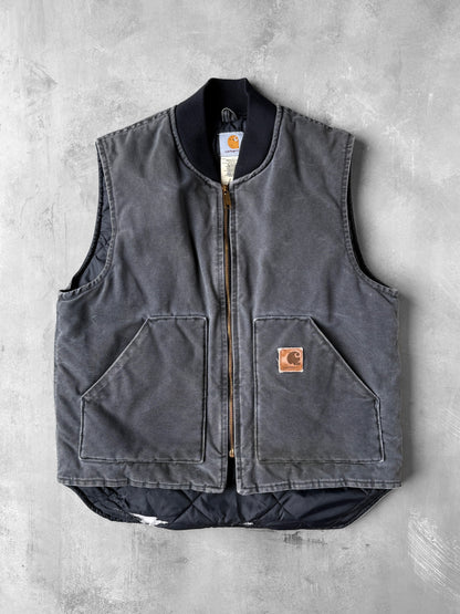 Gray Carhartt Vest Y2K - Large