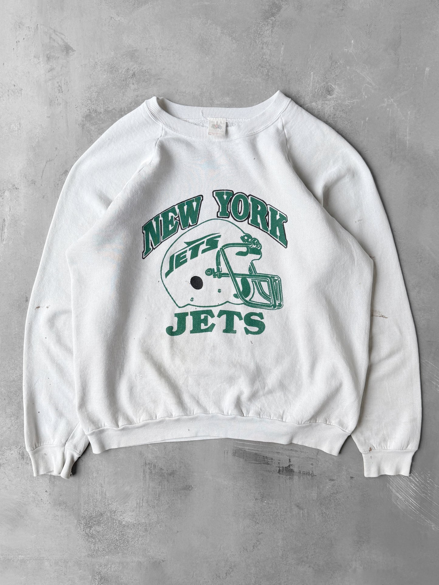 New York Jets Sweatshirt 80's - Large / XL