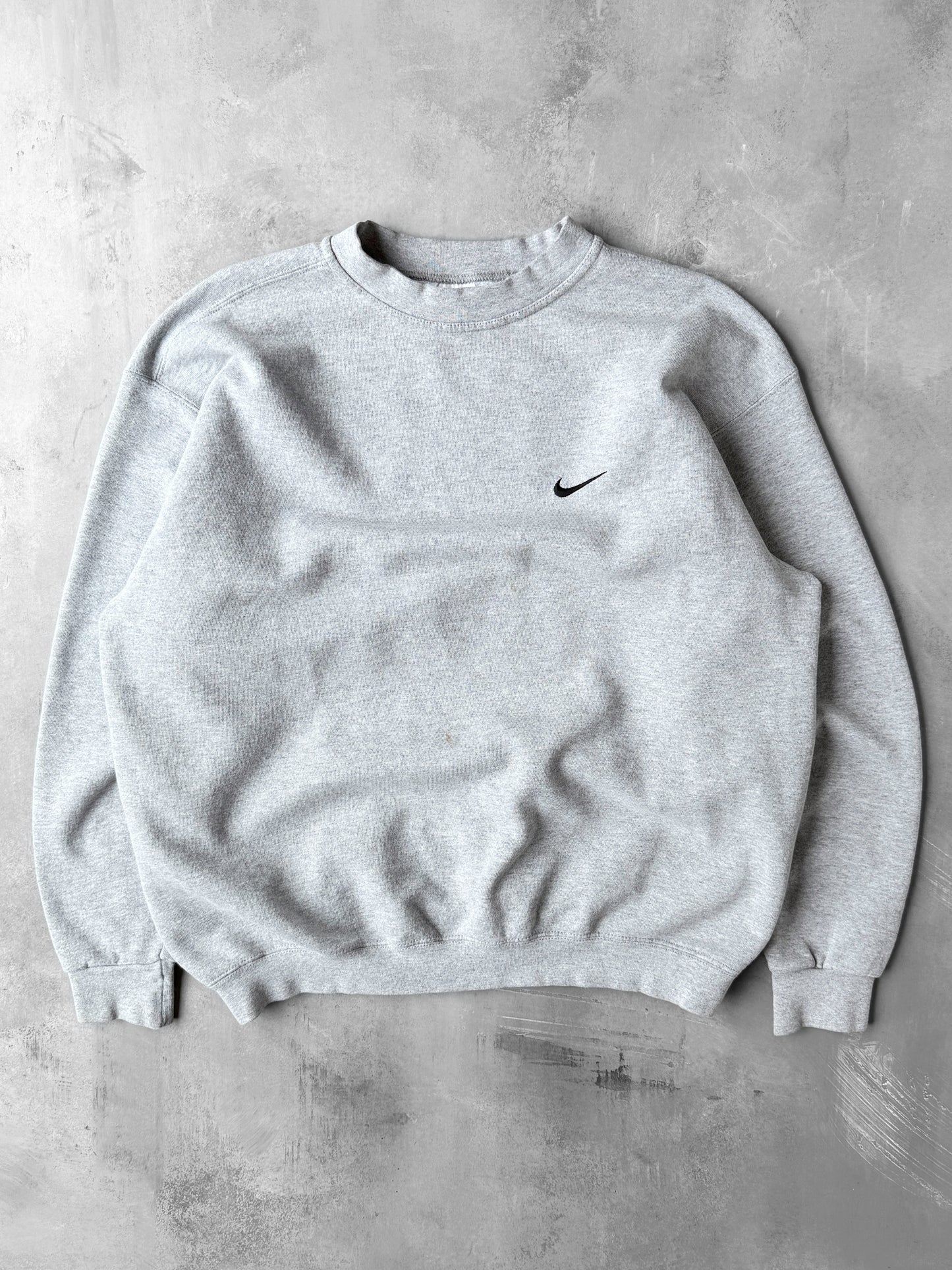 Heather Gray Nike Essential Sweatshirt 90's - Large