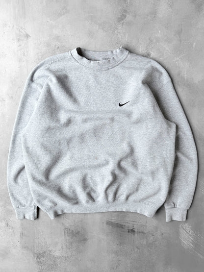 Heather Gray Nike Essential Sweatshirt 90's - Large