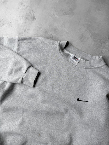 Heather Gray Nike Essential Sweatshirt 90's - Large