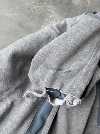 Nike Athletics Zippered Hoodie Y2K - Medium