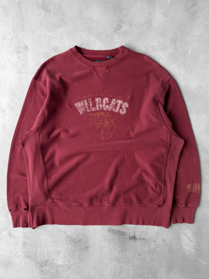 Distressed American Eagle Sweatshirt Y2K - XL