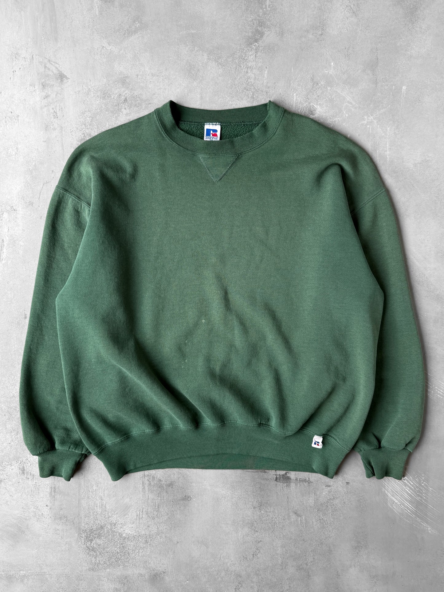 Russell Athletic Green Sweatshirt 90's - XXL