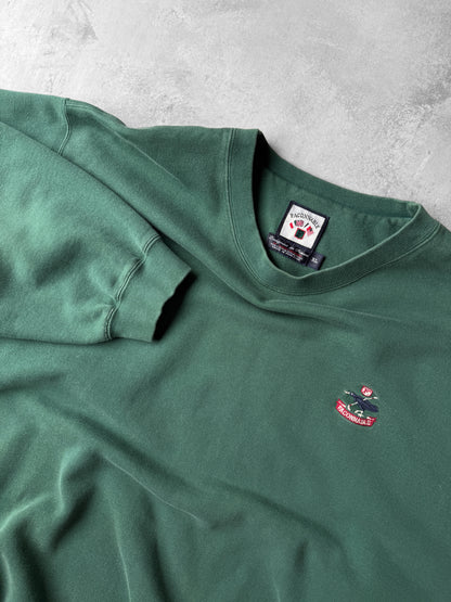 Faconnable Essential Green Sweatshirt 90's - XL