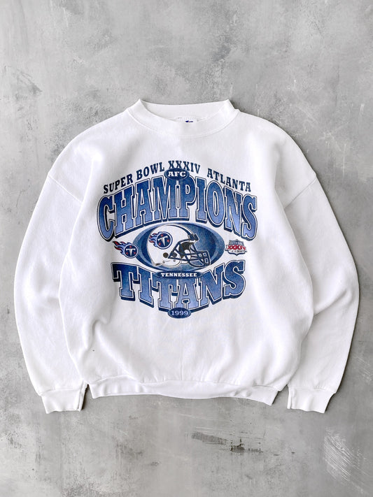 Vintage Tennessee Titans Super Bowl 2000 Crewneck Sweatshirt 