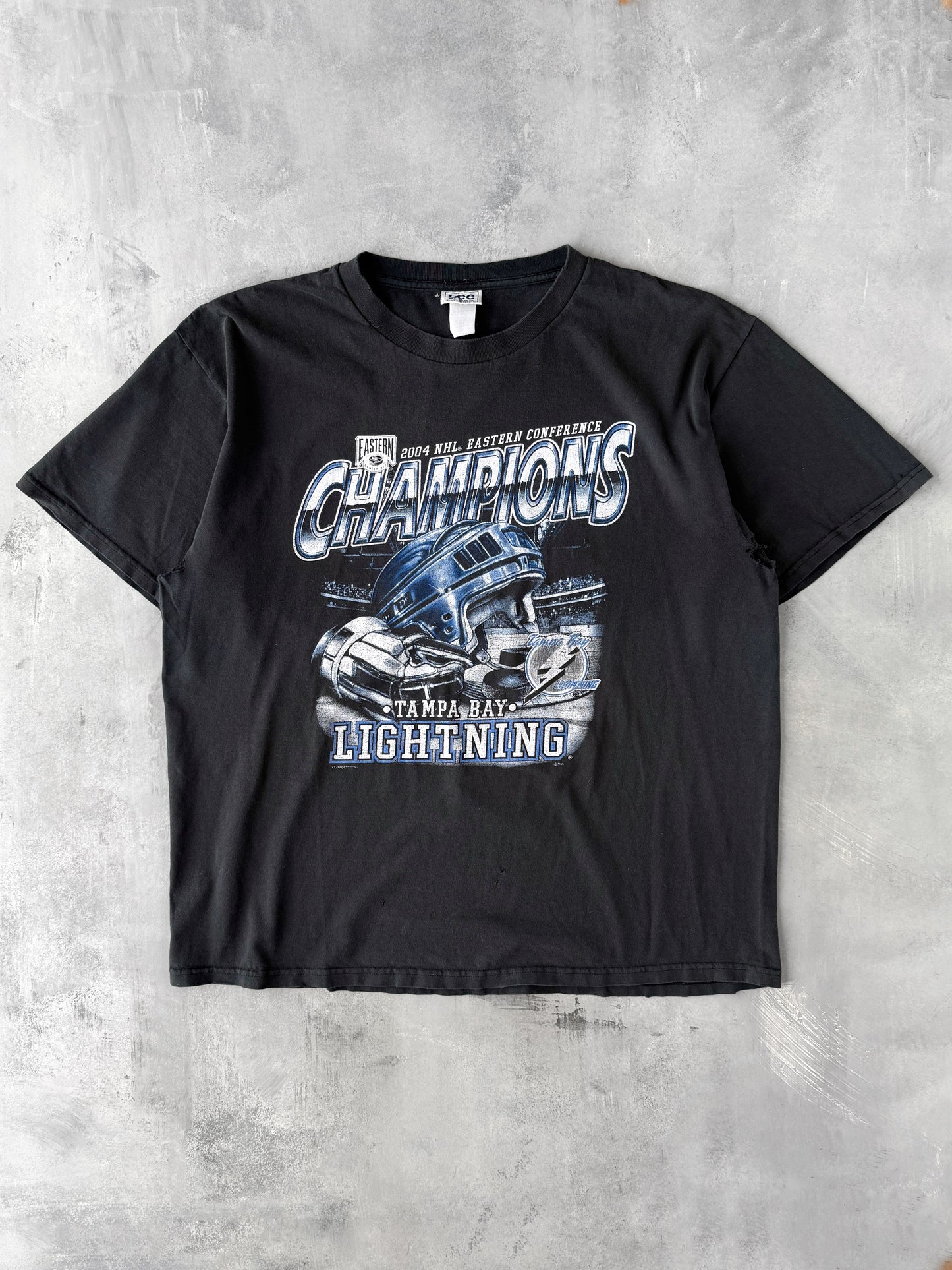 Tampa Bay Lightning T-Shirt '04 - XL