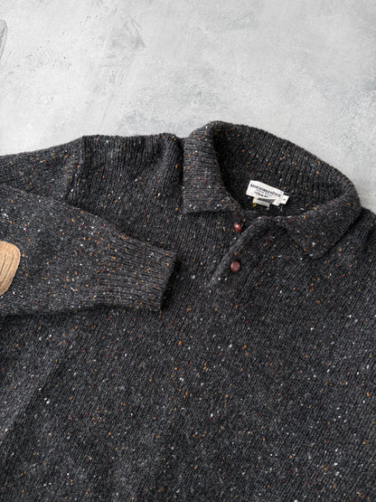 Collared Wool Sweater 90's - Medium