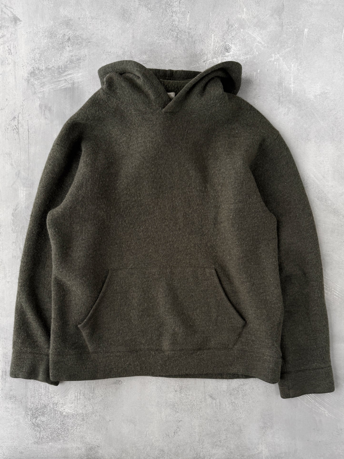 Wool Blend Hoodie 90's - Medium