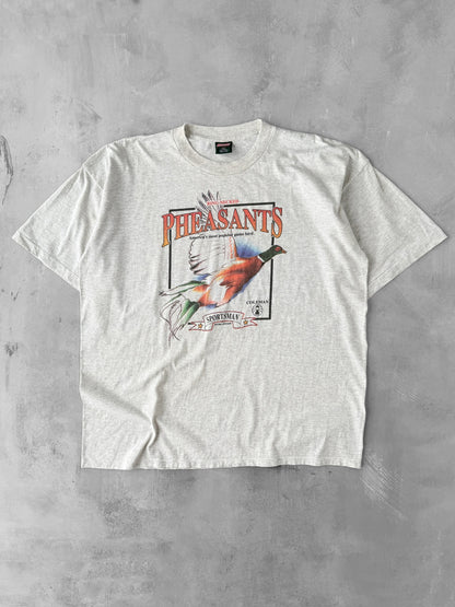 Ring-Necked Pheasants T-Shirt 90's - XXL