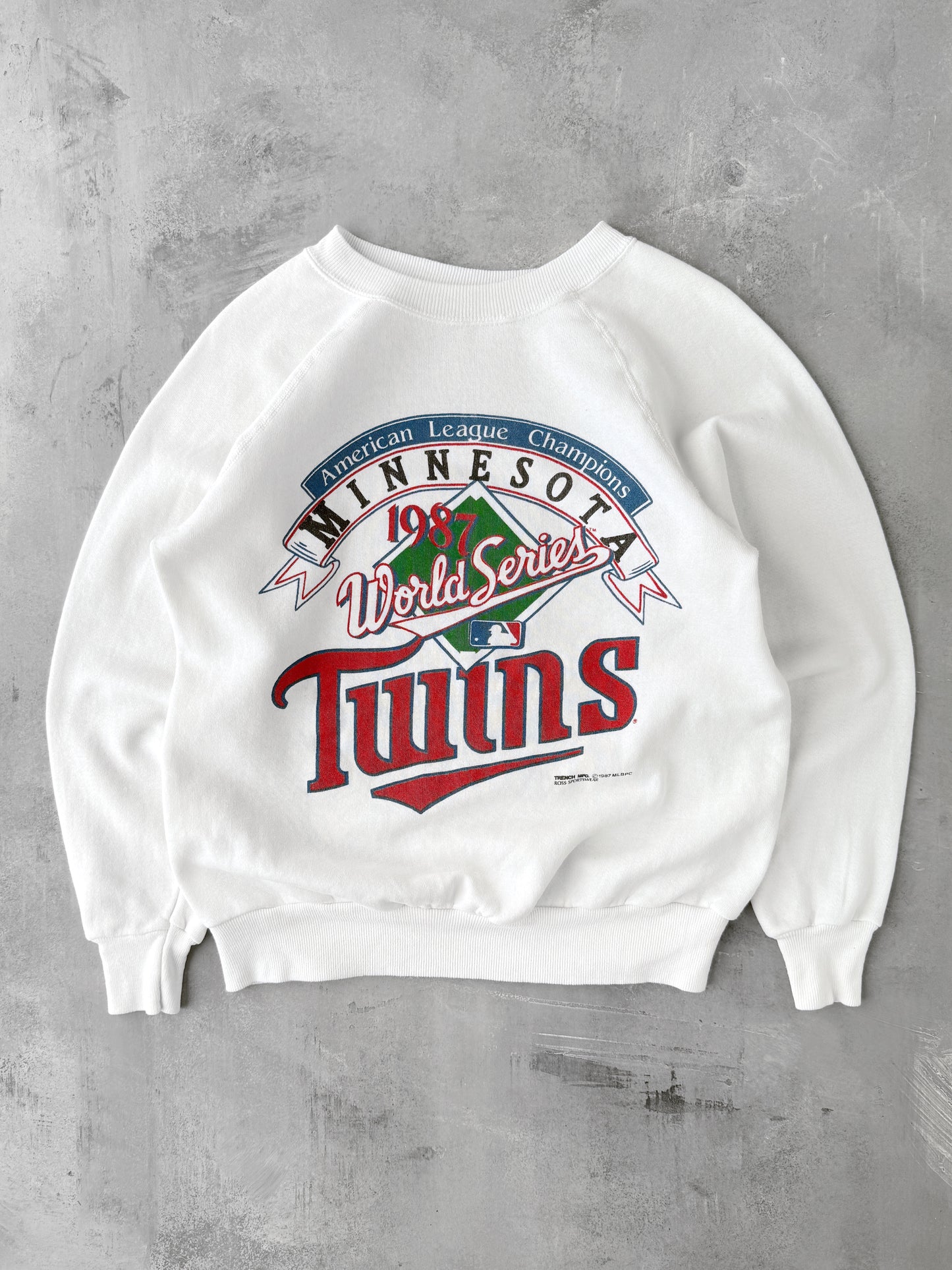 Minnesota Twins World Series Sweatshirt '87 - XS / Small