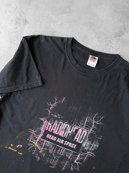 Radiohead Dead Air Space T-Shirt 00's - XL