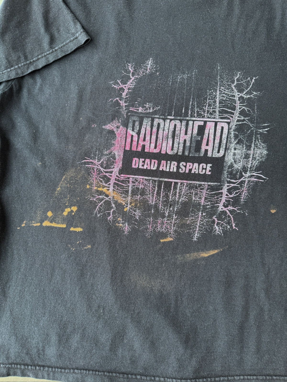 Radiohead Dead Air Space T-Shirt 00's - XL