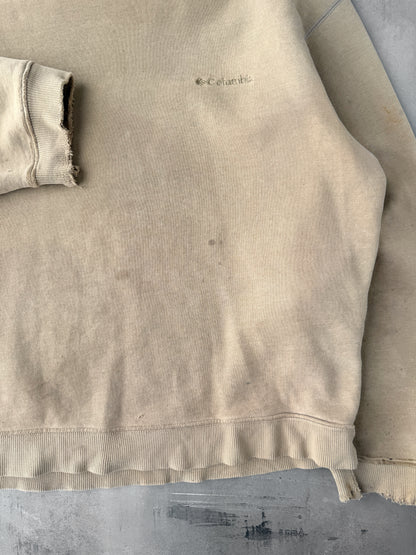 Distressed Columbia Sweatshirt Y2K - Medium