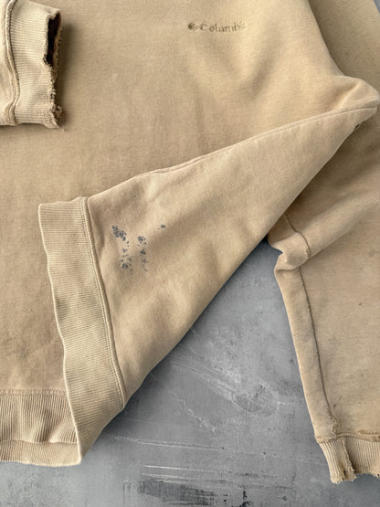Distressed Columbia Sweatshirt Y2K - Medium