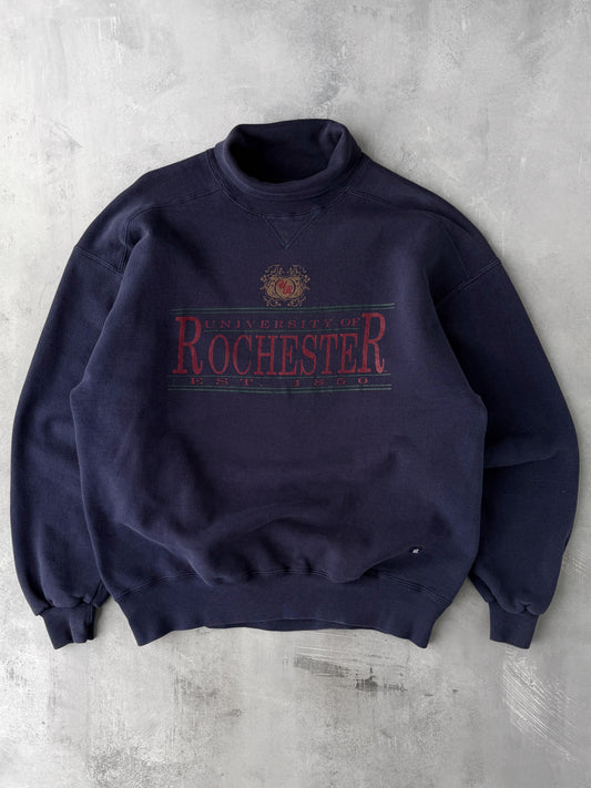 University of Rochester Turtleneck Sweatshirt 90's - XL
