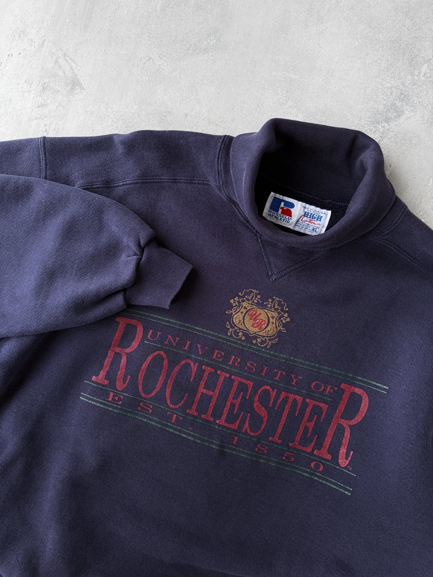 University of Rochester Turtleneck Sweatshirt 90's - XL