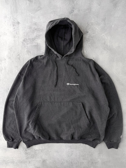 Champion Logo Hoodie Y2K - XXL