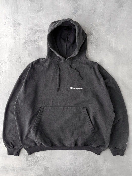Champion Logo Hoodie Y2K - XXL