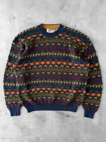 Multi Print Sweater 90's - XL
