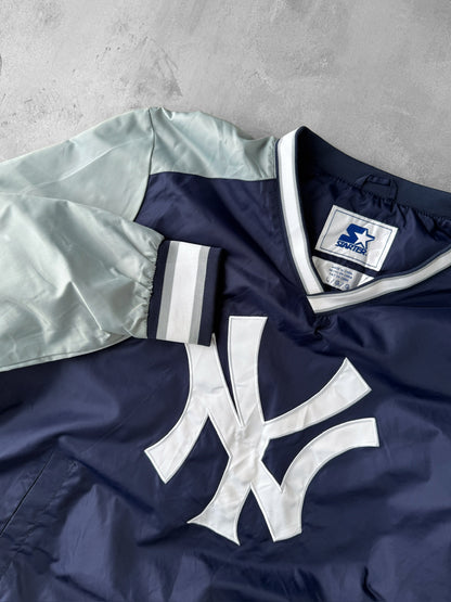New York Yankees Pullover Jacket Y2K - Large
