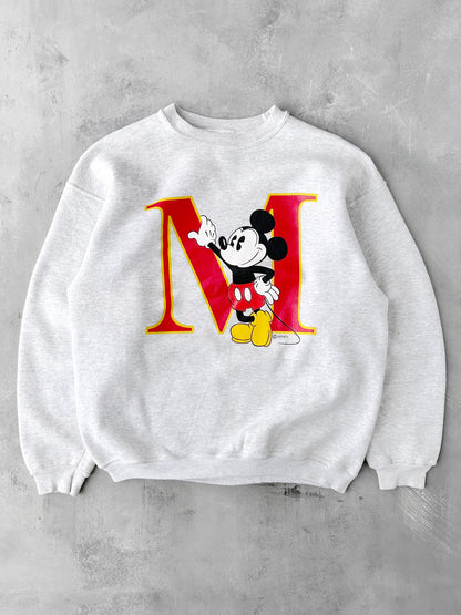 Mickey Mouse Sweatshirt 90's - Large