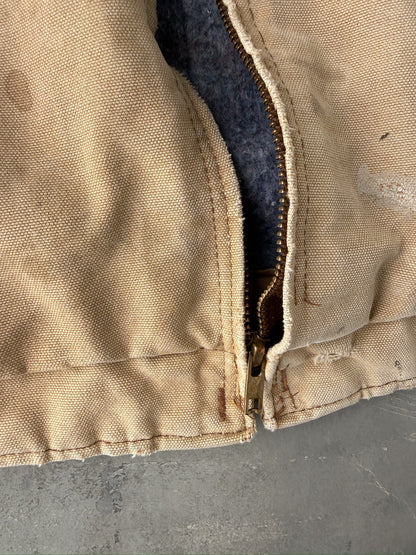 Distressed Carhartt Detroit Jacket 80's - Small