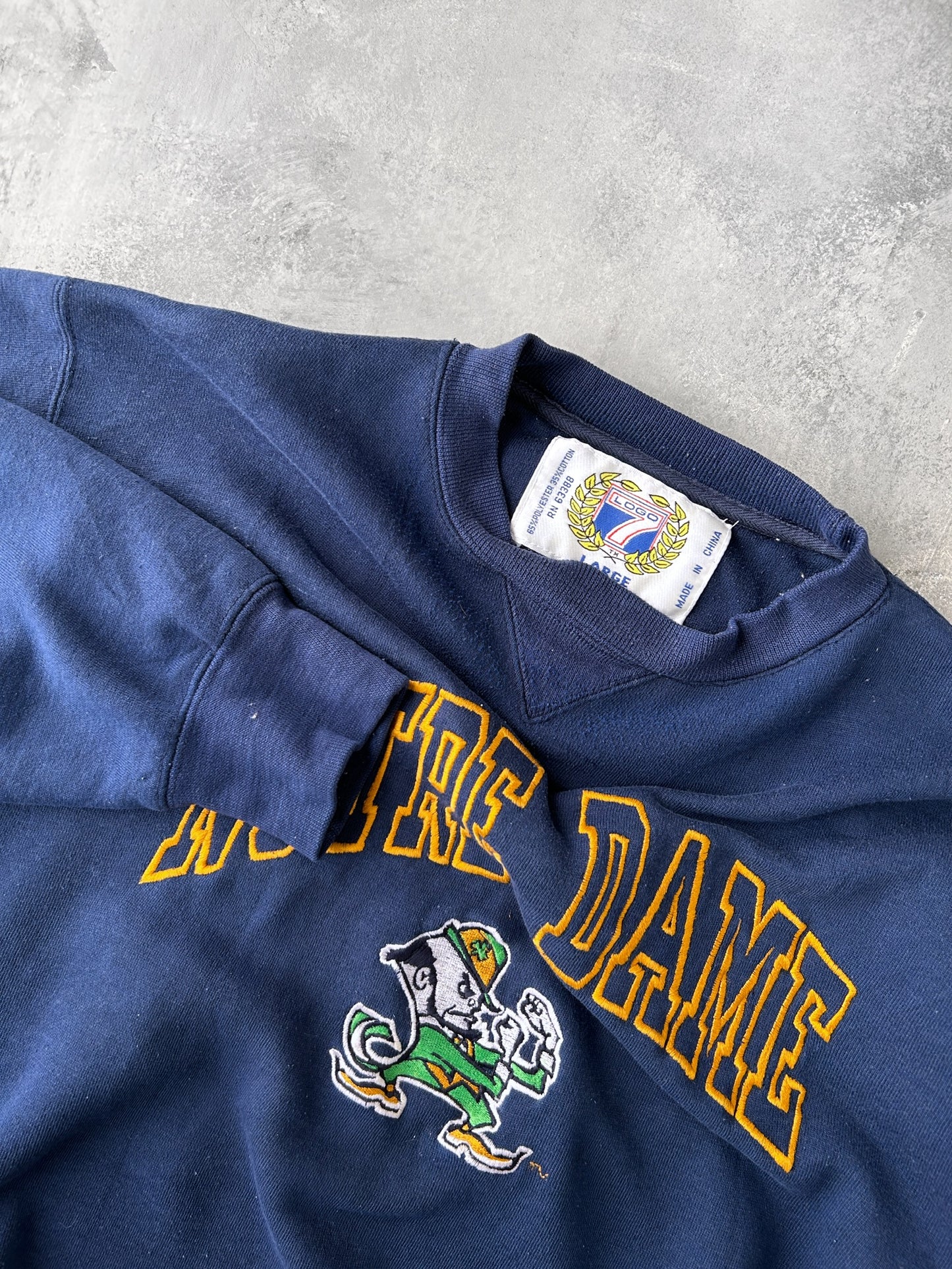 University of Notre Dame Sweatshirt 90's - Large