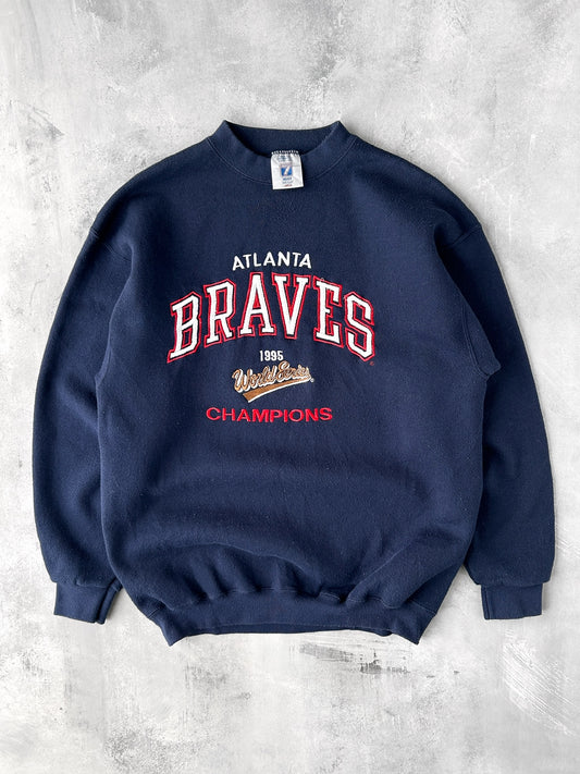 Atlanta Braves World Series Sweatshirt '95 - Medium