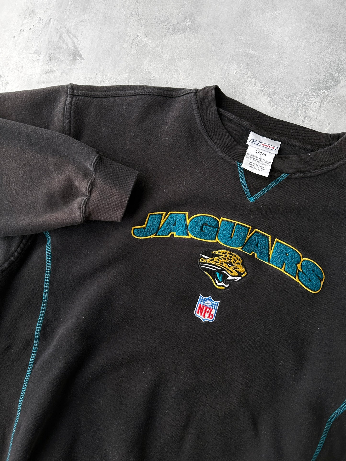 Jacksonville Jaguars Sweatshirt Y2K - Large