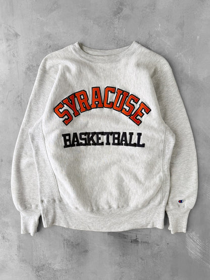 Syracuse University Basketball Sweatshirt 80's - Large