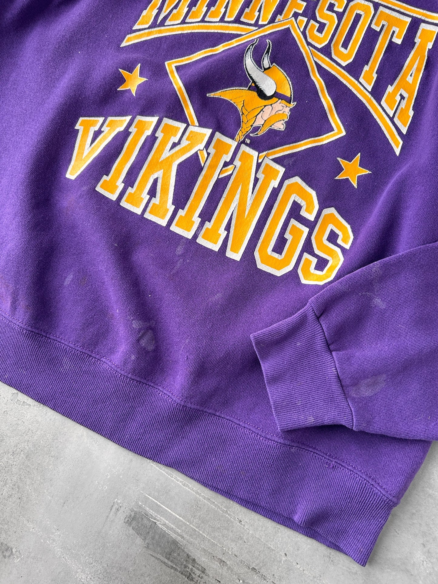 Minnesota Vikings Sweatshirt 80's - Large