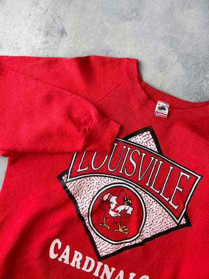 Louisville Cardinals Sweatshirt 90's - Large