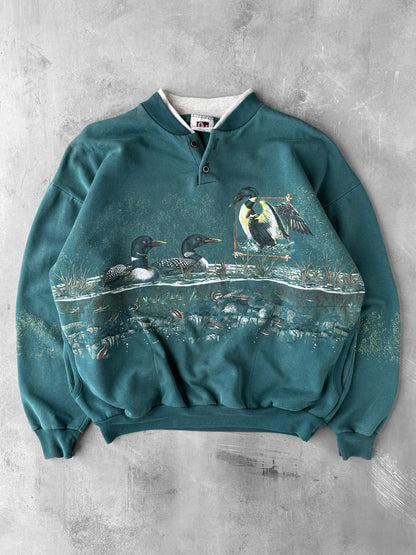 Loon Wraparound Sweatshirt 90's - Large