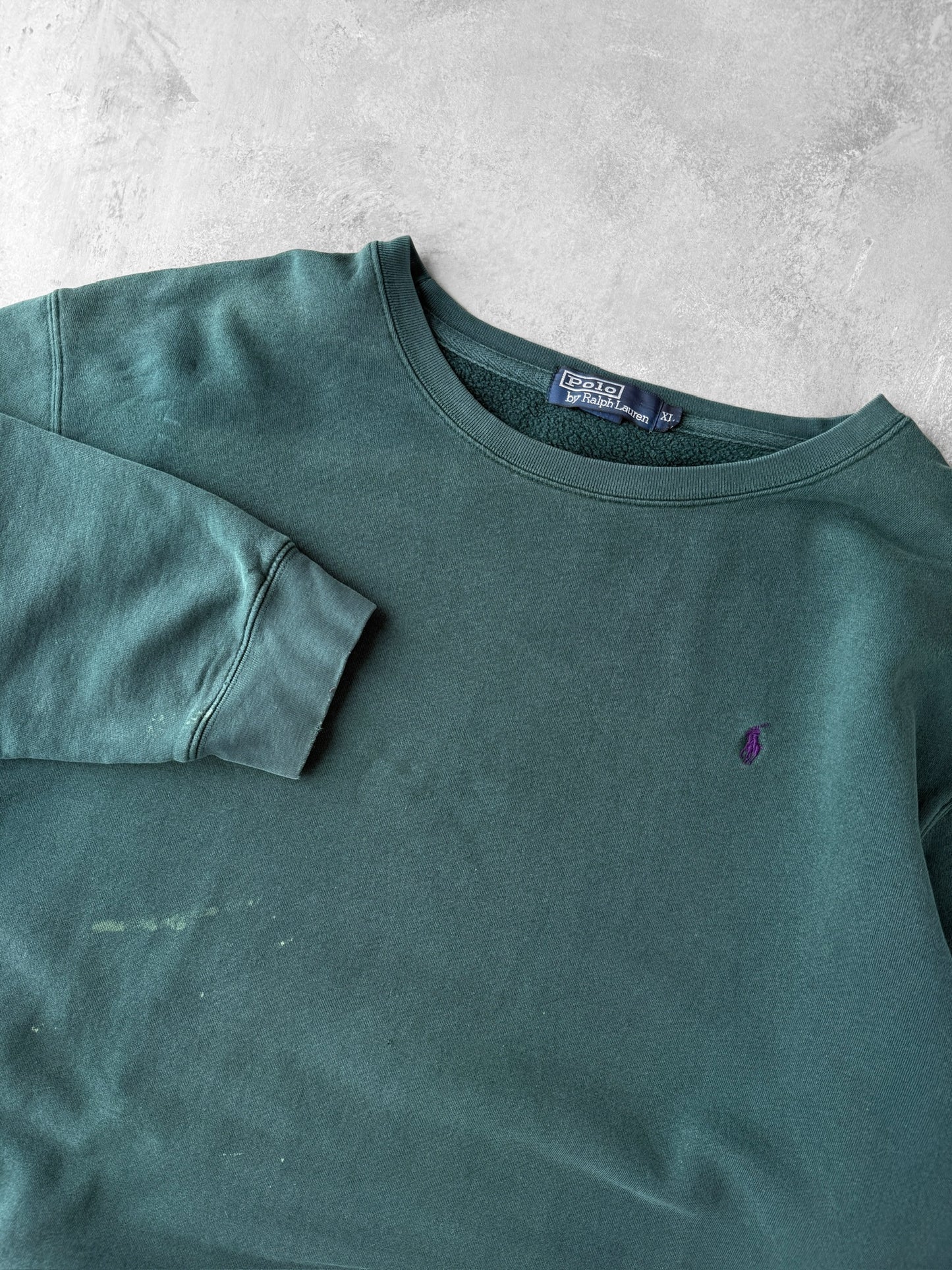 Polo Ralph Lauren Evergreen Sweatshirt 90's - XL